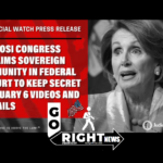 Pelosi Congress Claims Sovereign Immunity in Federal Court to Keep Secret January 6 Videos and Emails
