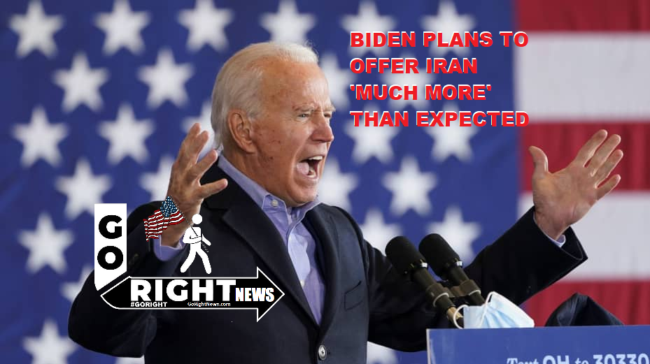 BIDEN PLANS TO OFFER IRAN 'MUCH MORE' THAN EXPECTED