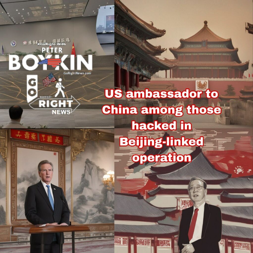 US ambassador to China among those hacked in Beijing-linked operation
