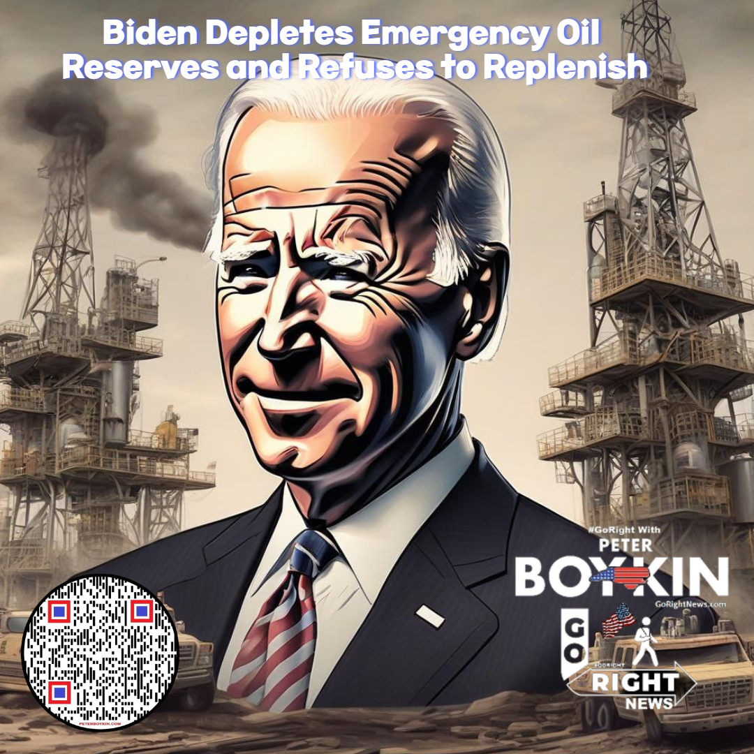 Biden squandered our emergency oil reserves, now he won't refill it