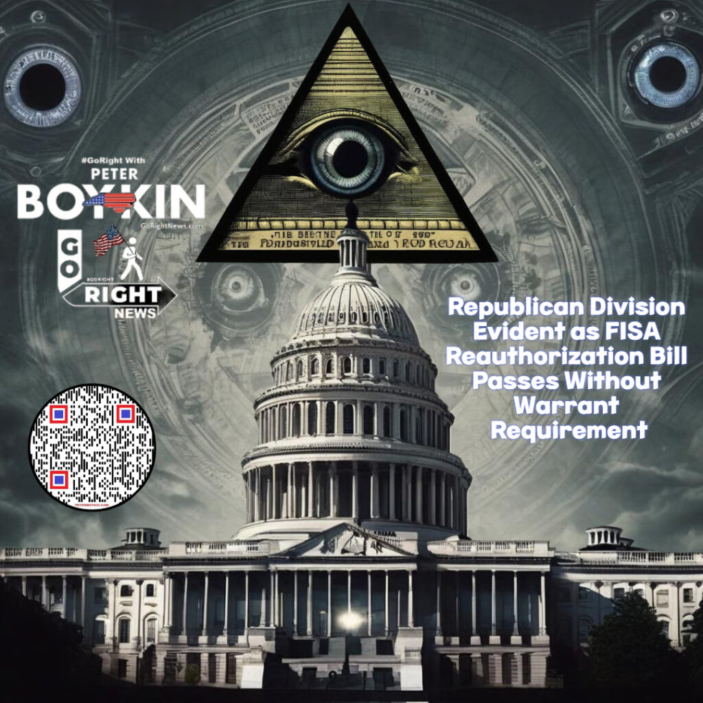86 Republicans Vote To Allow Warrantless Spying Of Americans With FISA