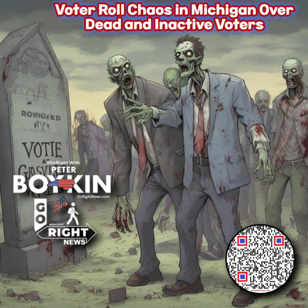 Voter Roll Chaos: Over 26,000 Dead Voters, 92,000 Inactive Voters in Michigan.