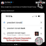 Why is Google suppressing searches about Trump's assassination?