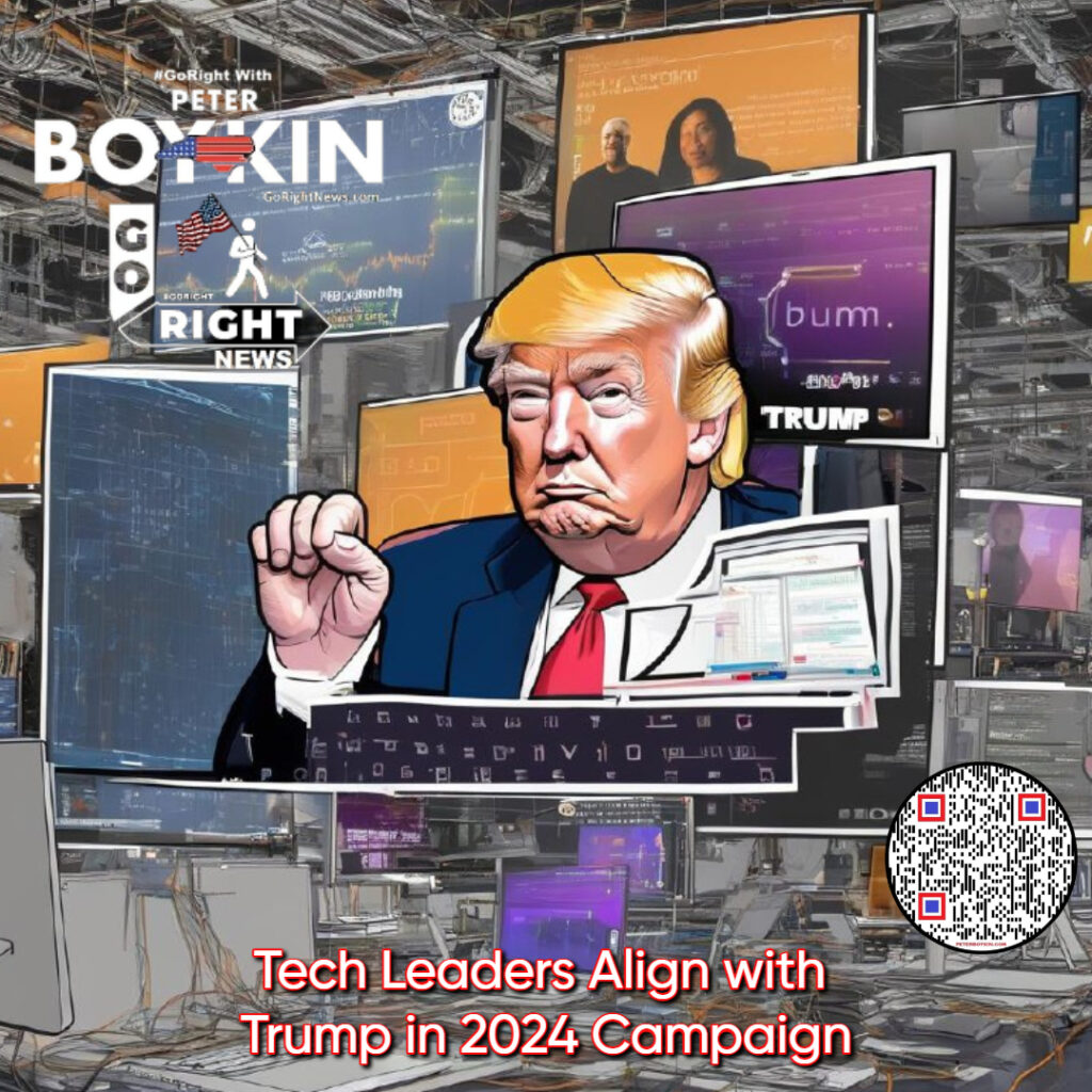 Leaders in tech back Trump