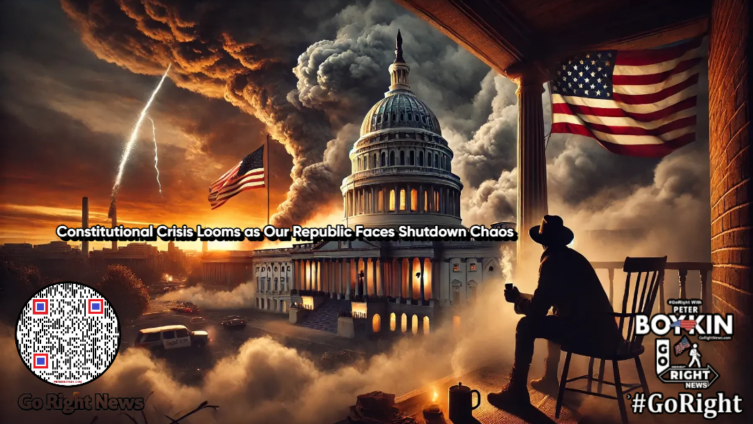 America teeters on the edge of chaos as a government shutdown looms—will our leaders step up or let the Republic fall?#ConstitutionalCrisis #GovernmentShutdown #SaveOurRepublic #GoRight #AmericaFirst #PoliticalShowdown #CrisisInCongress #DefendLiberty