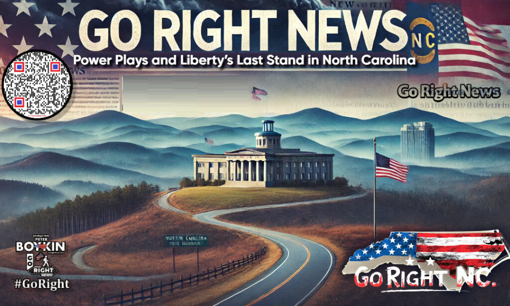 North Carolina’s Power Grab Exposed the Fight for Liberty Amid Political Storms As North Carolina recovers from Hurricane Helene, a political storm brews in Raleigh. Is the Republican-led General Assembly stripping executive power and reshaping the state’s future? Dive into the battle for liberty and the fight to preserve checks and balances in the Tar Heel State. #NCpol, #NCPolitics, #NorthCarolina, #NCLeg, #NCGA, #NCVotes, #NC2024, #JoshStein, #NCGov, #TarHeelPolitics, #ConstitutionMatters, #DefendLiberty, #RestoreBalance, #ProtectFreedom, #NCGOP, #NCDems, #PowerGrab, #StopTheOverreach, #ChecksAndBalances, #HeleneRelief, #NCStormRecovery, #RebuildNC, #MAGA, #GoRight, #Trump2024, #NCFirst, #LibertyRising, #UnitedForNC, #LibertyAtRisk, #GOP, #ConstitutionalRepublic, #PoliticalStorm, #HeleneRecovery, #StatePower, #GoRightNews