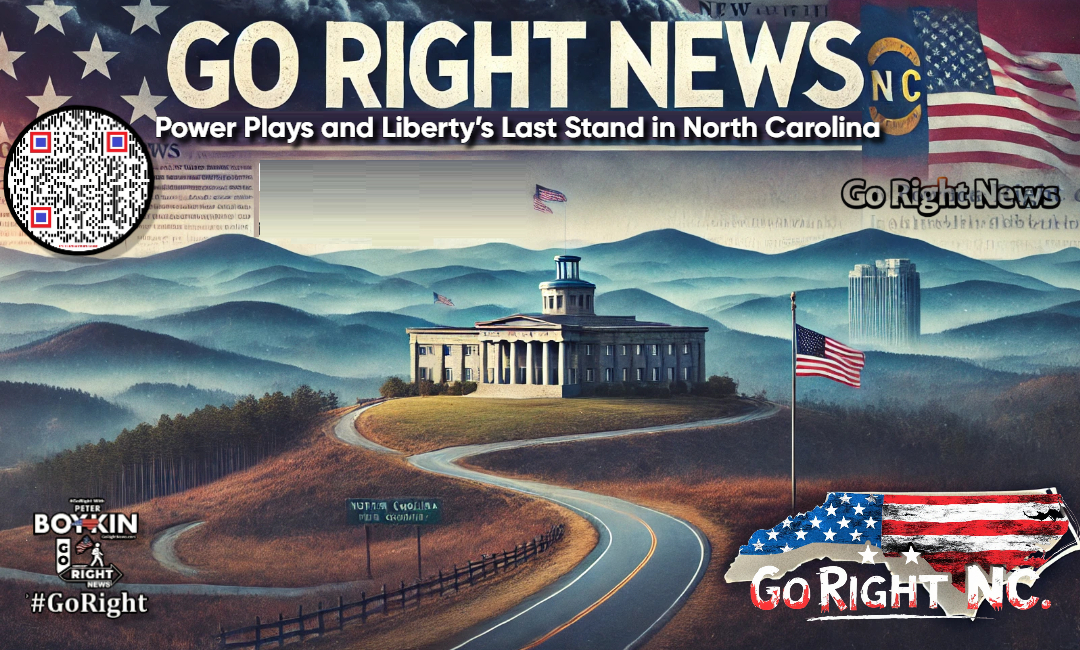 North Carolina’s Power Grab Exposed the Fight for Liberty Amid Political StormsAs North Carolina recovers from Hurricane Helene, a political storm brews in Raleigh. Is the Republican-led General Assembly stripping executive power and reshaping the state’s future? Dive into the battle for liberty and the fight to preserve checks and balances in the Tar Heel State.
#NCpol, #NCPolitics, #NorthCarolina, #NCLeg, #NCGA, #NCVotes, #NC2024, #JoshStein, #NCGov, #TarHeelPolitics, #ConstitutionMatters, #DefendLiberty, #RestoreBalance, #ProtectFreedom, #NCGOP, #NCDems, #PowerGrab, #StopTheOverreach, #ChecksAndBalances, #HeleneRelief, #NCStormRecovery, #RebuildNC, #MAGA, #GoRight, #Trump2024, #NCFirst, #LibertyRising, #UnitedForNC, #LibertyAtRisk, #GOP, #ConstitutionalRepublic, #PoliticalStorm, #HeleneRecovery, #StatePower, #GoRightNews 
